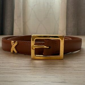 Paloma Picasso Brown Leather Belt